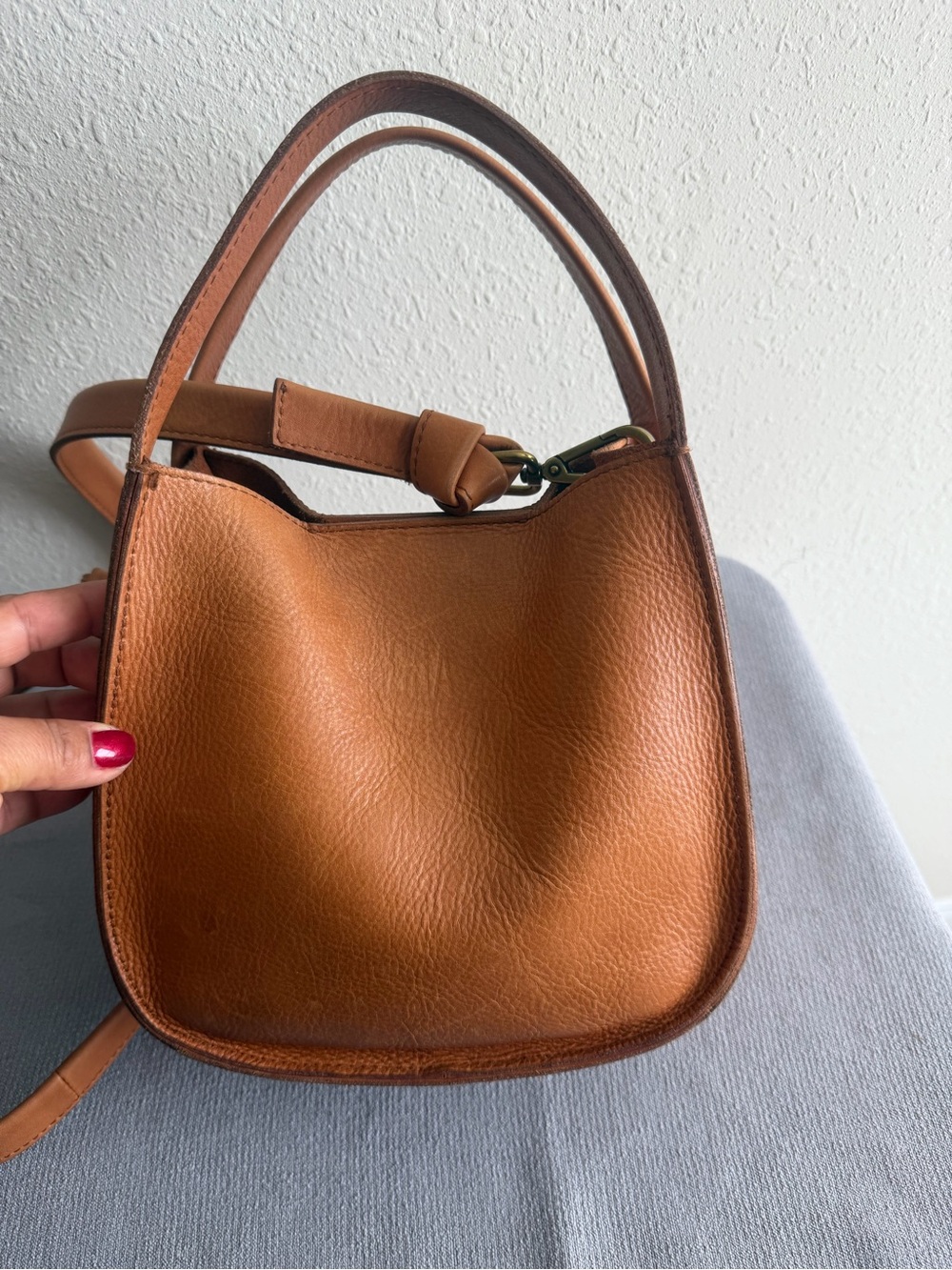 Madewell Tan Leather Shoulder Bag